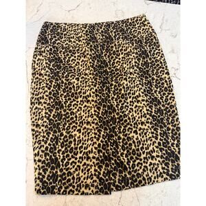 Torrid Leopard Print Pencil Skirt - Size 16